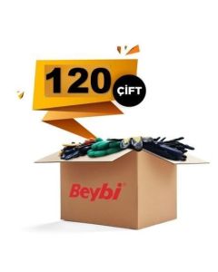 Beybi NTL-33 Kimyasal Koruyucu Nitril Eldiven 1 KOLİ ( 120 Adet )