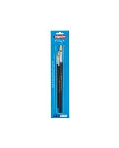 Bigpoint 358F Serisi Düz Kesik Fırça Seti 2-6-10 3'lü Blister
