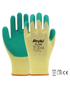 Beybi PL550 Nitril Pamuk Örme Eldiveni