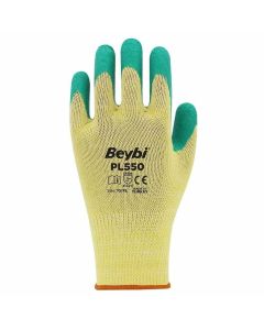 PL550 Polyester Örme Lateks Eldiven