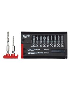 Milwaukee 12 Parça Bits Uç Seti Mavi HSS-G3,3,4,2