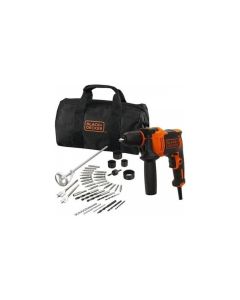 Black&Decker BEH710SA40 710W 13MM Darbeli Matkap + 40 Parça Aksesuar Seti