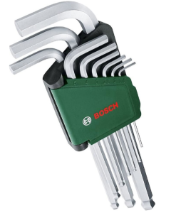 Bosch 1600A02BX9 9 Parça Hex Alyan Anahtar Takımı
