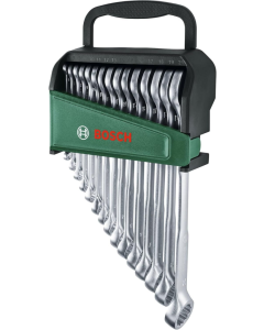 Bosch 1600A02Z9E Açık Uçlu Kombine Anahtar Seti 15 Parça