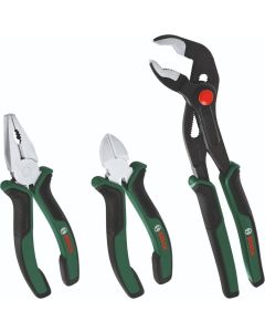 Bosch Home and Garden Pense Seti 3 Parça Premium (Pense, Yan Keski, Boru Anahtarı)