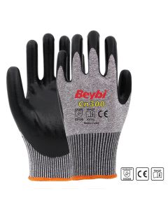 Beybi Cn300 Lateks Kaplı Kesilmeye Dirençli Eldiven