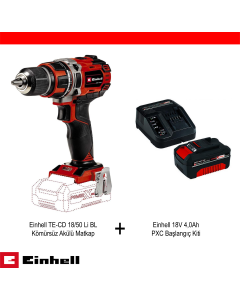 Einhell 4513887 Kömürsüz Akülü Matkap ve Başlangıç Kiti Seti