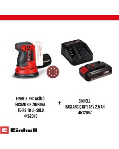 Einhell PXC Akülü Eksantrik Zımpara ve Başlangıç Kiti Seti