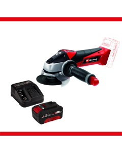 Einhell TE-AG 18/115 Li - Solo Acc Akülü Avuç Taşlama ve Einhell 18V 4,0Ah PXC Başlangıç Kit