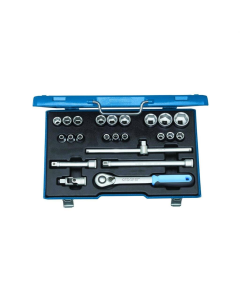 Gedore 19 EMU-20 Lokma seti 1/2 23 parça altıgen 8-32 mm