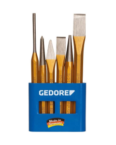 Gedore 8725200 (Seri 106) 6 Parçalı Keski Ve Zımba Seti