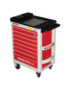 İzeltaş Pro Serisi Takım Dolabı 8 Çekmeceli Kırmızı Boş