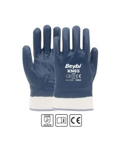 KN65 Pamuk Astarlı Nitril Eldiven Petrolcü