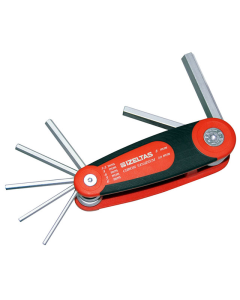 İzeltaş 4912 Kaset Allen Anahtar Takımı 7 Parça