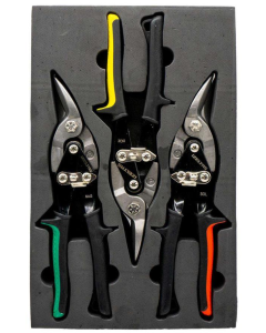 İzeltaş Alüminyum ve Sac Kesme Makası Takımı 3 Parçalı