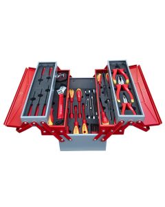 İzeltaş Elektrikçi Takım Çantası 5 Gözlü (45 Parça)