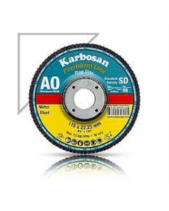 Karbosan 115mm 60Kum AO Premium Line Flap Disk