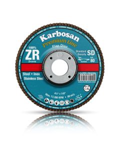Karbosan Zirkonyum Flap Disk 180 x 22.23 - 60 Kum