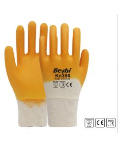 Beybi Kn350 Nitril Kaplı Pamuk Eldiven