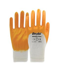 KN350 Flex Pamuk Nitril Eldiven
