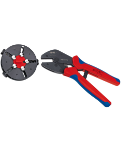 Knipex 973301 Çok Fonksiyonlu Üç Çeneli Pabuç ve Yüksük Sıkma Pensesi