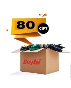 Beybi DT-01 Deri Takviyeli Eldiven 1 Koli ( 80 Adet)