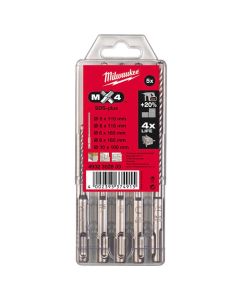 Milwaukee 5 Parça Sds - Plus Mx4 Seri Matkap Uç Seti 5mm-10mm