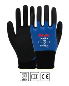 Beybi NMF Plus Nitril Kaplı Polyester İş Eldiveni