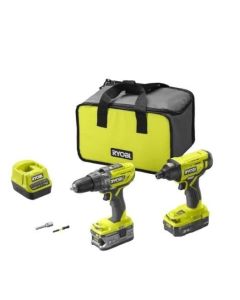 RYOBI R18PDDID2-252S R18PD3 + R18ID2 18 V Darbeli Matkap