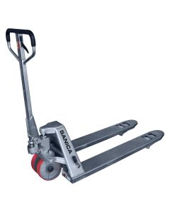 Sanica 2500kg Kapasiteli 800mm Poliüretan Tekerlekli Manuel Galvaniz Transpalet