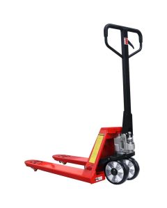 Sanica 3000kg Kapasiteli 1220mm Kauçuk Tekerlekli Manuel Transpalet