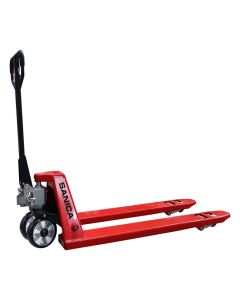 Sanica 3000kg Kapasiteli 1800mm Kauçuk Tekerlekli Manuel Transpalet