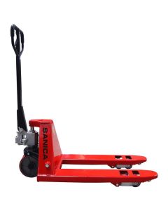 Sanica 3000kg Kapasiteli 1800mm Poliüretan Tekerlekli Manuel Transpalet