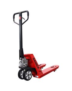 Sanica 3000kg Kapasiteli 2000mm Kauçuk Tekerlekli Manuel Transpalet