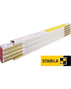 Stabila Tip 617 Mafsallı Ahşap Metre (Gizli Perçin) 1128