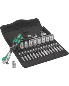 Wera 8100 SA 6 Zyklop Speed Cırcır Seti, 1/4” bağlantı, Metrik